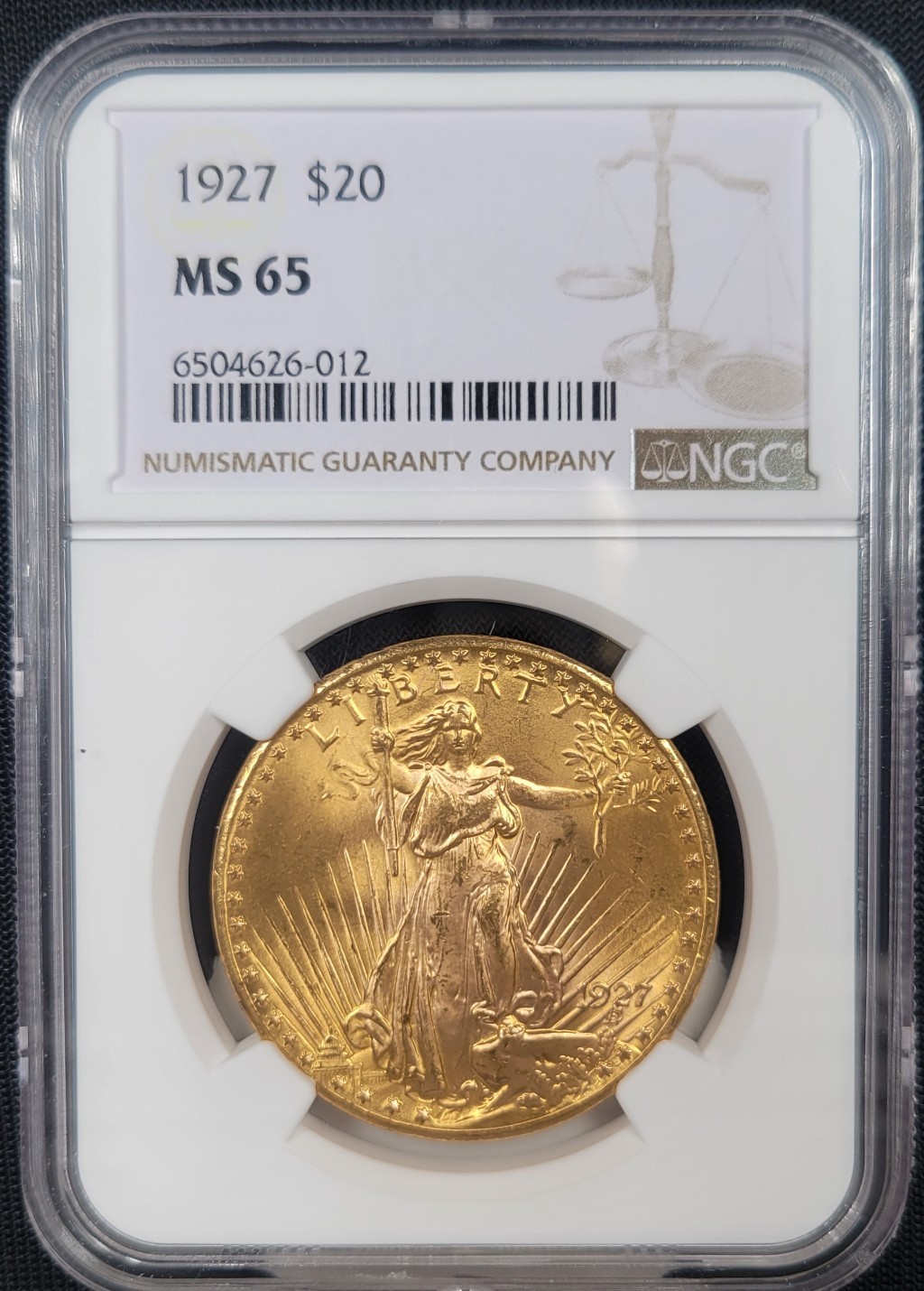 1927-$20-Saint-Gaudens-Double-Eagle